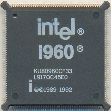 Intel i960 KU80960CF33 'White print'
