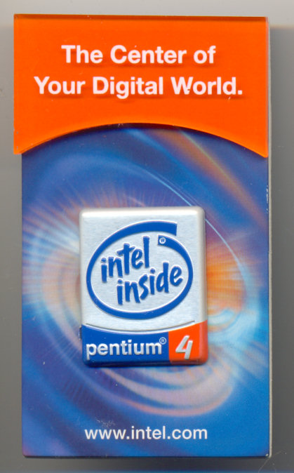Intel store item Intel Pentium 4 The center of your digital World