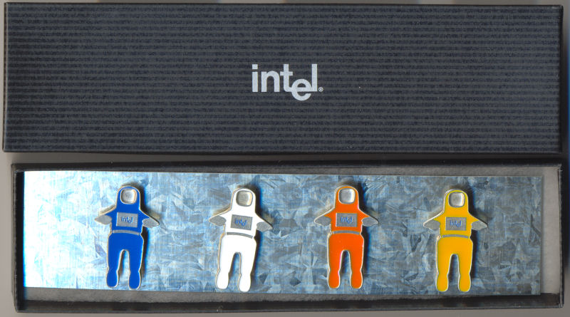 Intel fridge magnets