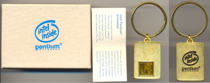 Intel keychain 'Sands of time'