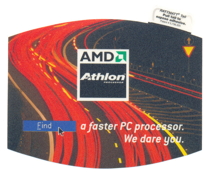 AMD mousepad "Athlon processor"