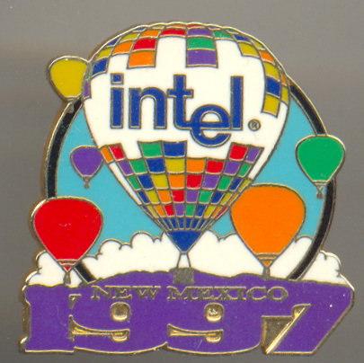 Intel pin AIBF 1997 New Mexico