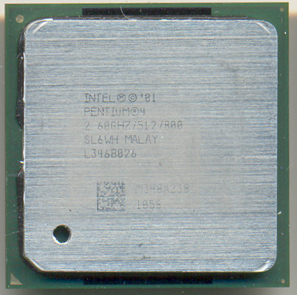 Intel Pentium 4 2.6GHZ/512/800 SL6WH MALAY
