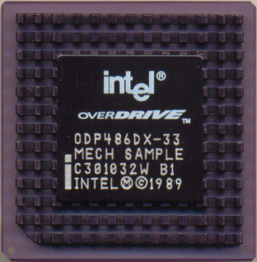 Intel ODP486DX-33 'Mech sample'