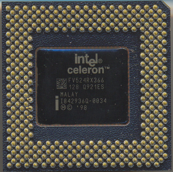Intel Celeron FV524RX366 Q921ES