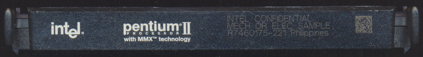 Intel Pentium II MECH OR ELEC SAMPLE