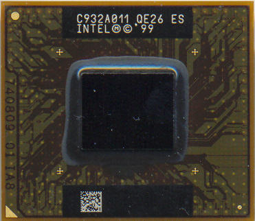 Intel PIII mobile 450 QE26ES