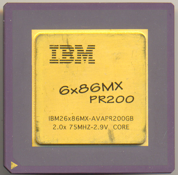 IBM 6x86MX PR200 AVAPR200GB 75 MHz bus