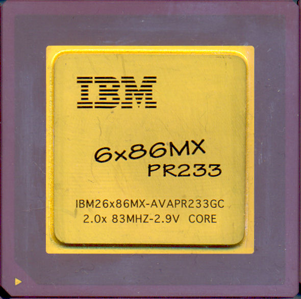 IBM 6x86MX PR233 AVAPR233GC 83 MHz bus