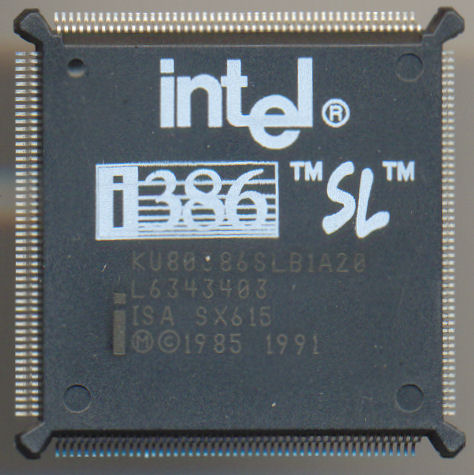 Intel KU80386SLB1A20 SX615