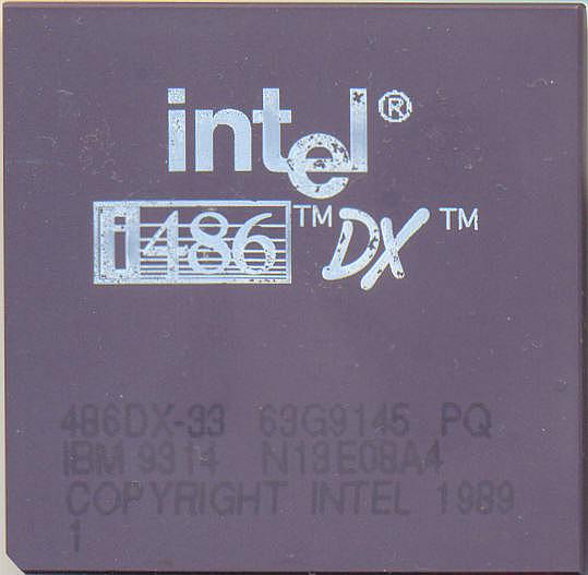 IBM 486DX-33 63G9145 'With Intel logo'
