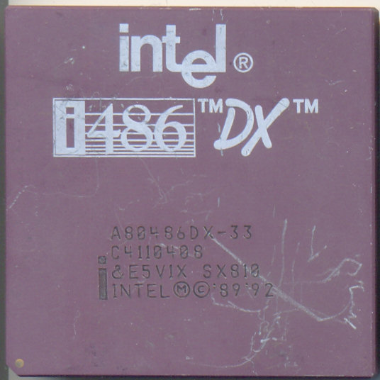 Intel A80486DX-33 SX810