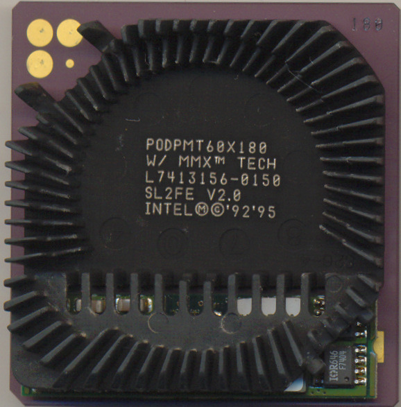 Intel Pentium Overdrive PODPMT60x180 SL2FE