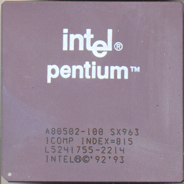 Intel A80502-100 SX963 (TM)