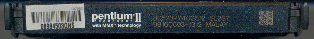 Intel Pentium II 80523PY400512 SL2S7 MALAY