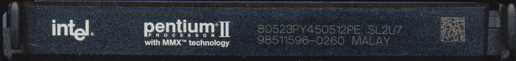 Intel PII 80523PY450512PE SL2U7