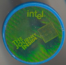 Intel Pogs plastic slammer