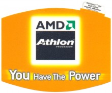 AMD mousepad Athlon "You have the power"
