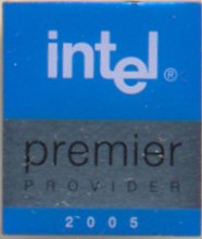 Intel pin 'Premier provider 2005'