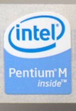 Pentium M inside sticker