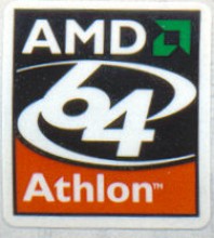 AMD case sticker 'Athlon 64'