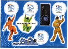 Stickers Intel Pentium II figures