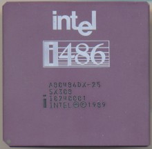 Intel A80486DX-25 SX308
