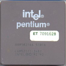 Intel A80502166 SY016 fake