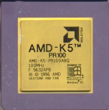 AMD K5-PR100ABQ Goldcap