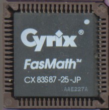 Cyrix CX 83S87-25-JP