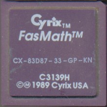 Cyrix CX-83D87-33-GP-KN