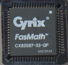 Cyrix CX83S87-33-GP