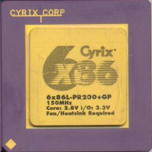 Cyrix 686L PR200+GP