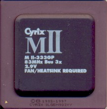 Cyrix MII-333GP 'Blacktop'