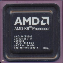 AMD K6 PR200 ES 'Blacktop'