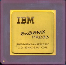 IBM 6x86MX PR233 AVAPR233GC 83 MHz bus