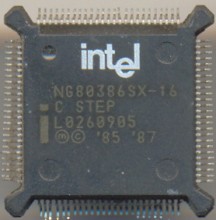 Intel NG80386SX-16 'C step'