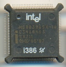 Intel NG80386SX-16 SX711