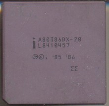 Intel A80386DX-20