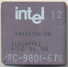 Intel A80387DX-20