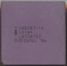 Intel A80387 SX104
