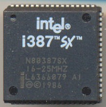 Intel N80387SX 16-25MHz