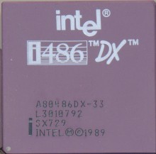 Intel A80486DX-33 SX729