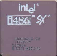 Intel A80486SX-20 SX406