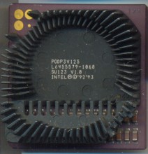 Intel Pentium Overdrive PODP3V125 SU123 V10