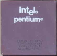Intel A80502-75 SX969