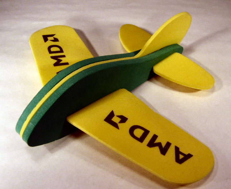 AMD foam aeroplane