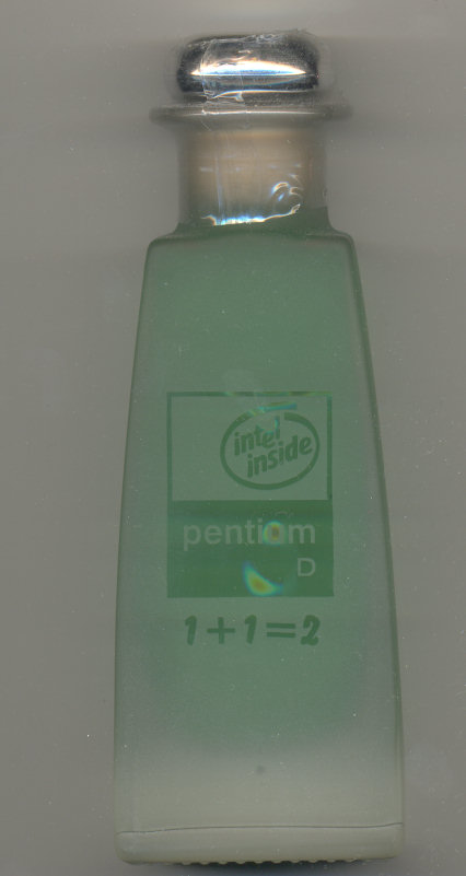 Intel Pentium D Shower cream