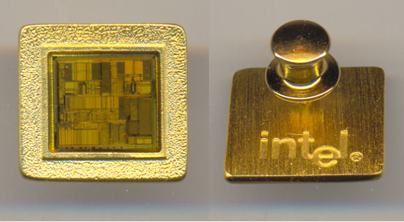 Intel pin with chip