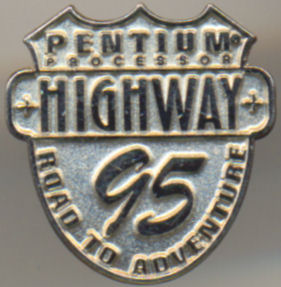 Intel pin Pentium 'Road to adventure'